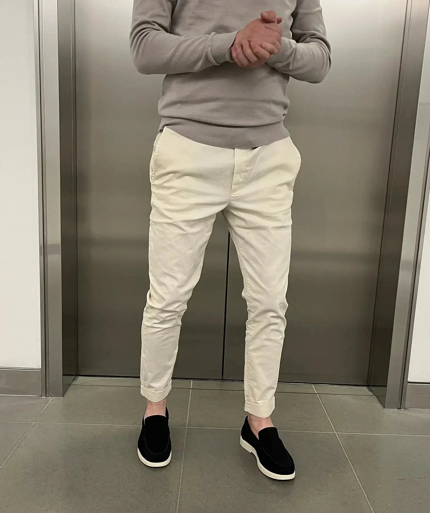 Jerez | Chino elásticos slim de lujo