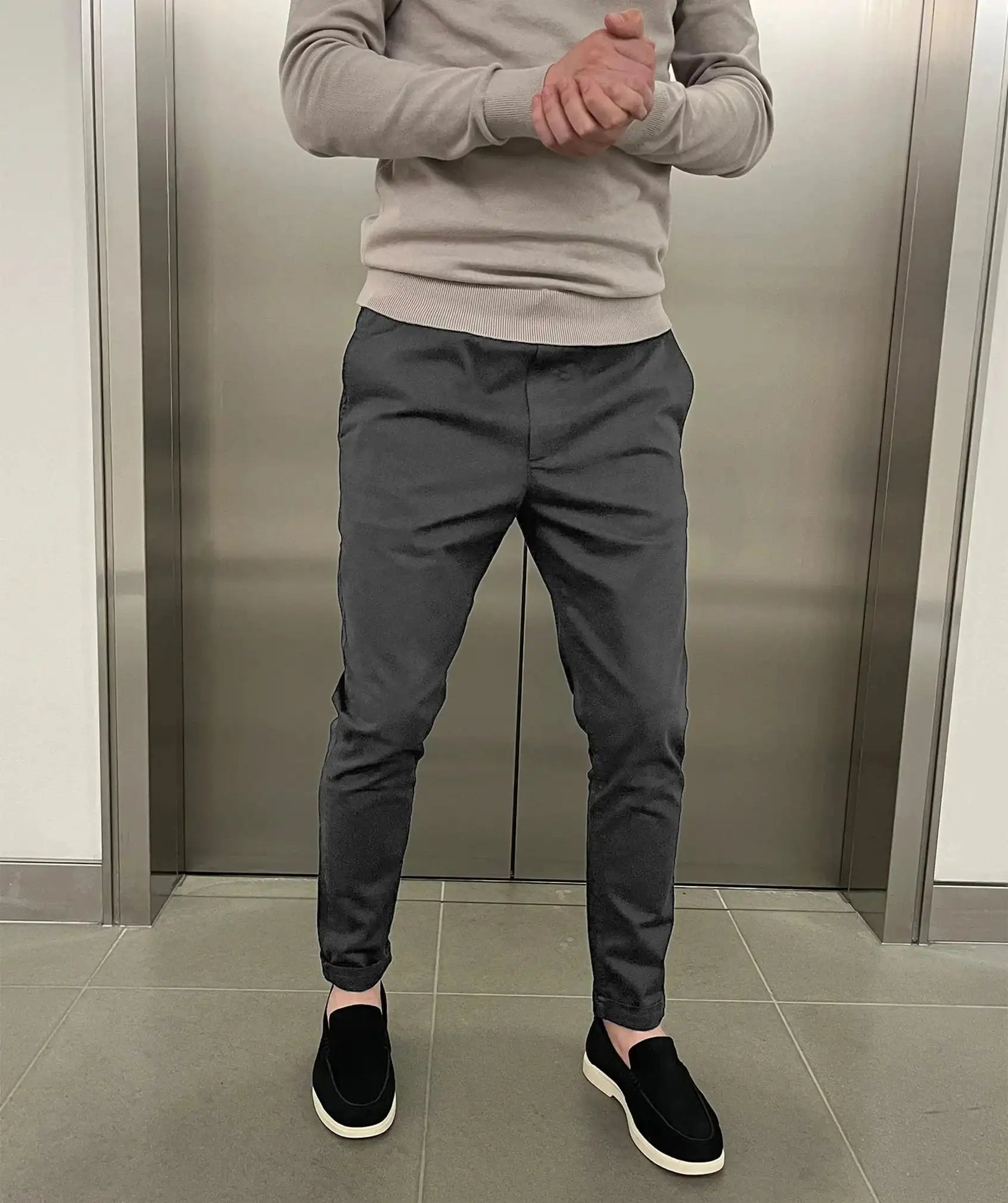 Jerez | Chino elásticos slim de lujo